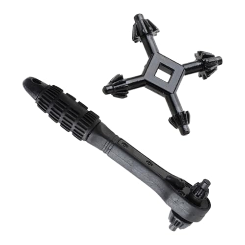 Yuemeuy Ratsche Schlüssel Set,Bohrfutter-Adapter - Doppelkopf Ratschenschlüssel für Kfz-Reparatur, Sanitärinstallation, Installation, Elektronik, Notfälle und Handwerksprojekte von Yuemeuy
