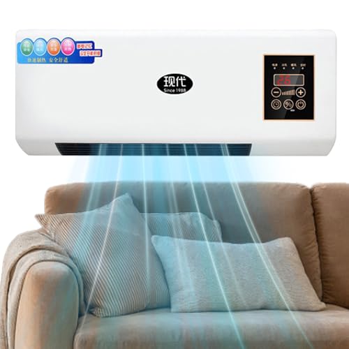 Yuemeuy Wandmontierte Klimaanlage Lüfter - 2 In 1 Split Klimagerät Lüfter Mit Fernbedienung - Leises Gebläse Für Küche Schlafzimmer Garage Yuemeuy Wandmontierte Klimaanlage Lüfter - 2 In 1 Split Klimagerät Lüfter Mit Fernbedienung - Leises Gebläse Für Küche Schlafzimmer Garage von Yuemeuy