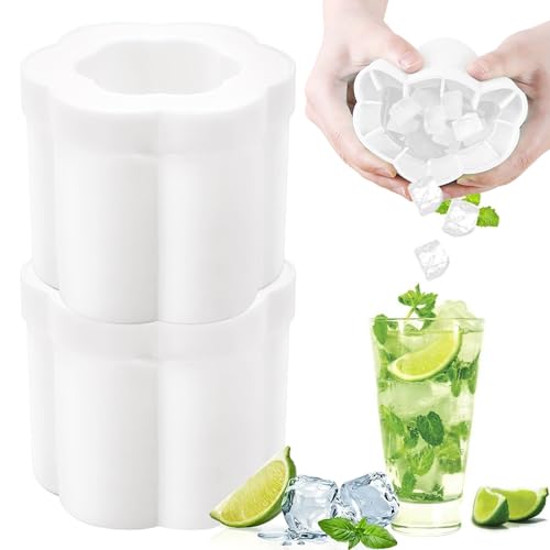 Eiswürfelform Silikon, Yueser Eiswürfelbehälter Silikon Eiswürfelform mit Deckel Ice Cube Tray Eiswürfelformen Eisformen Eiswürfel Silikonform Eiswürfelschale Eiswürfel Behälter Eiswürfelbereiter 2PCS Eiswürfelform Silikon, Yueser Eiswürfelbehälter Silikon Eiswürfelform mit Deckel Ice Cube Tray Eiswürfelformen Eisformen Eiswürfel Silikonform Eiswürfelschale Eiswürfel Behälter Eiswürfelbereiter 2PCS von Yueser