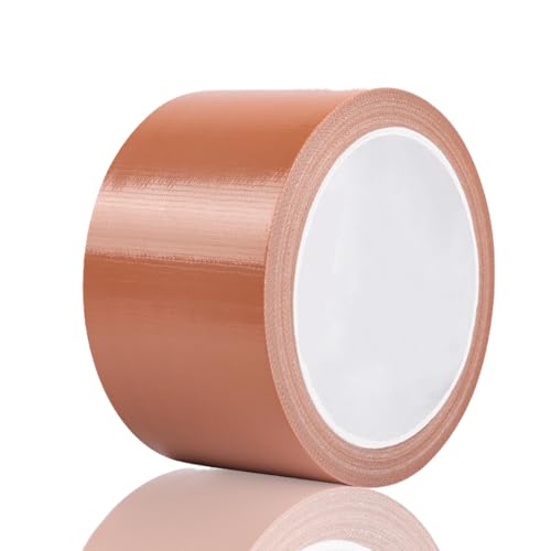 Yuexitech Gaffa Tape 50mm X 20m, Duck Tape Braun, Panzerband Extra Stark Wasserfest, Gewebeband FüR Notfallreparaturen An Zeltplanen, AusrüStung Und CampingzubehöR von Yuexitech