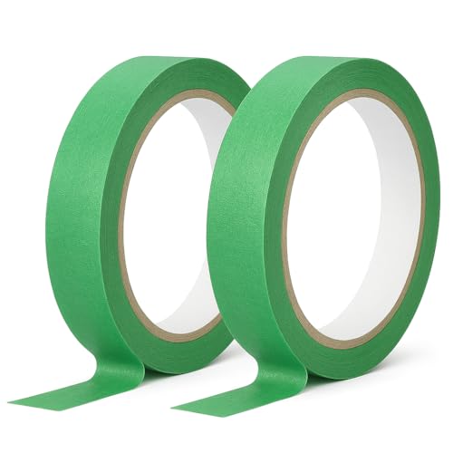 Yuexitech 2 Rollen Maler Kreppband 15mm x 20m, GrüN Klebeband Malerarbeiten, Maler Kreppband LöSungsmittelfrei für Saubere Farbkanten Beim Streichen & Lackieren Yuexitech 2 Rollen Maler Kreppband 15mm x 20m, GrüN Klebeband Malerarbeiten, Maler Kreppband LöSungsmittelfrei für Saubere Farbkanten Beim Streichen & Lackieren von Yuexitech