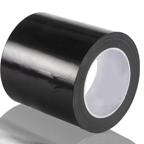Yuexitech Gewebeklebeband Schwarz, 75mm X 20m Panzertape Wasserfest, Panzerband Extra Stark FüR Haus, Automobil Oder Outdoor Reparaturen von Yuexitech