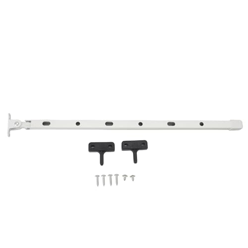 Automatischer Opener des Greenhouse Vent, Greenhouse -Fensteraufenthalt, Robustes Aluminiumhandbuch für Vintage -Recycling -Holzstangenfenster, altmodischer Stil, mit 6 Schrauben (White) von Yuezhongoo
