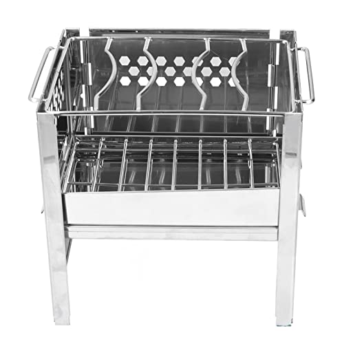 Camping Stove,Camping Cooking Set,Gas Stove Foldable Stainless Steel Square Bbq Stove With Baffle Camping Stove,Camping Cooking Set,Gas Stove Foldable Stainless Steel Square Bbq Stove With Baffle von Yuezhongoo