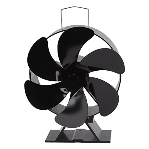 Yuezhongoo Holzofenventilator, Kaminventilator mit 6 Flügeln, thermoelektrisches Modul, wärmebetriebene Verbrennungsluftzirkulation für zu Hause, Holzofenzubehör, leiser Betrieb, zirkulierend Yuezhongoo Holzofenventilator, Kaminventilator mit 6 Flügeln, thermoelektrisches Modul, wärmebetriebene Verbrennungsluftzirkulation für zu Hause, Holzofenzubehör, leiser Betrieb, zirkulierend von Yuezhongoo