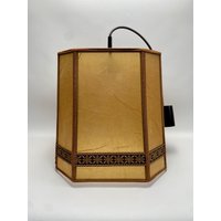 Mid Century Hängelampe/Cocoon Stil Lampe Vintage Deckenlampe Hängeleuchte Kronleuchter Rustikale Deutschland /1970/'70Er Jahre von Yugoslovanka
