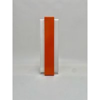Mid Century Wandlampe/Orange Metall Kunststoff Lampe Space Age Retro Beleuchtung Lampen Jugoslawien "80Er Jahre von Yugoslovanka