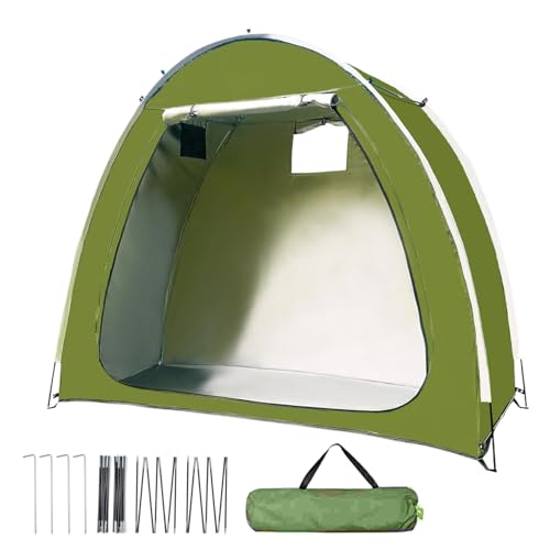 Aufbewahrungsschuppen für Fahrräder,Outdoor Motorrad Abdeckung - Wiederverwendbares Leichtes Zelt Für Garten, Rasen, Terrasse Und Camping von Yugugomo