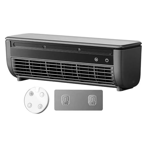 Drahtloses Klimagerät | Aufladbar Ohne Bohren Wandmontiert AC Gerät - Leiser Ventilator Mit 3 Geschwindigkeiten Für Innenräume Im Sommer von Yugugomo