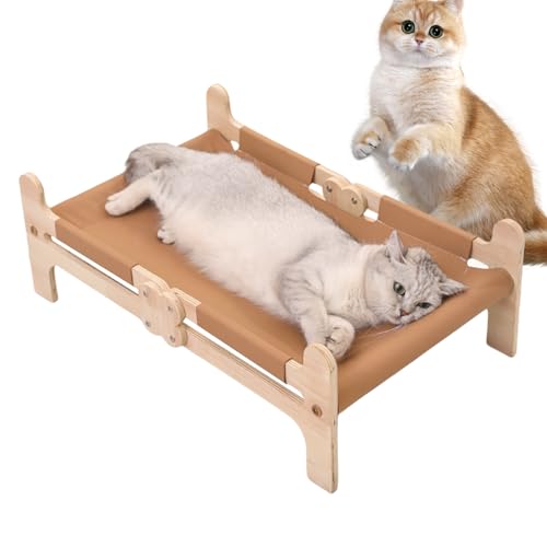 Erhöhtes Hundebett,Tragbares Haustierbett - Atmungsaktive Katze Liege, Haustier Möbel für Garten Balkon Zuhause Rasen Sonnenbad Terrasse Erhöhtes Hundebett,Tragbares Haustierbett - Atmungsaktive Katze Liege, Haustier Möbel für Garten Balkon Zuhause Rasen Sonnenbad Terrasse von Yugugomo