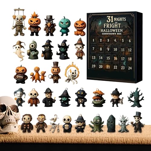 Halloween Adventskalender 2025 - Halloween Kalender 2025 | 2D Acryl Mini Horror Figuren Sammelfiguren für Erwachsene Jugendliche Kinder Deko Party Zimmerdekoration Halloween Adventskalender 2025 - Halloween Kalender 2025 | 2D Acryl Mini Horror Figuren Sammelfiguren für Erwachsene Jugendliche Kinder Deko Party Zimmerdekoration von Yugugomo