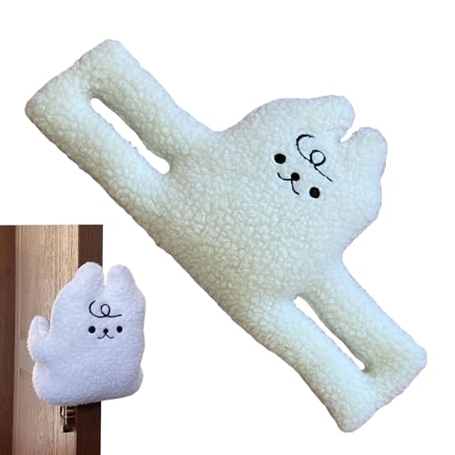 Klemmschutz Türstopper, Kinderhand Klemm Schutz Türstopper, Türklemmschutz mit Enten/Katzen Design, weich und fluffig, für Kinderzimmer, Wohnzimmer und Haustiere​ von Yugugomo