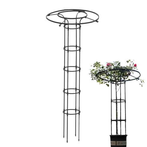 Rankhilfe Für Kletterpflanzen - Vertikales Pflanzen Spalier Für Gemüse,Metall Rankhilfe Mit Säulenform Für Blumen, Zimmerpflanzen & Rankgewächse Rankhilfe Für Kletterpflanzen - Vertikales Pflanzen Spalier Für Gemüse,Metall Rankhilfe Mit Säulenform Für Blumen, Zimmerpflanzen & Rankgewächse von Yugugomo