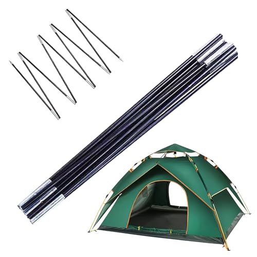 Zeltstange, Zeltstangen, Leichte Zeltstange, Tragbares Flexibles Reparaturkit zum Camping -Rucksackpackung im Freien Jagd Abenteuer Multi funktionales Design von Yugugomo