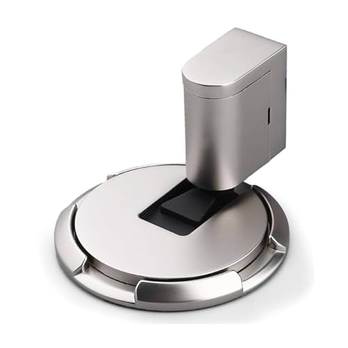 Pleasantk Türkeilstopper, magnetisch, angenehmer Türkeilstopper, stanzfrei, geräuschlos, ohne Bohren, verstellbare Höhe, winddicht und rutschfest, für Hotel-Heimbüro-Türen (grau) von Yuhaidzsw