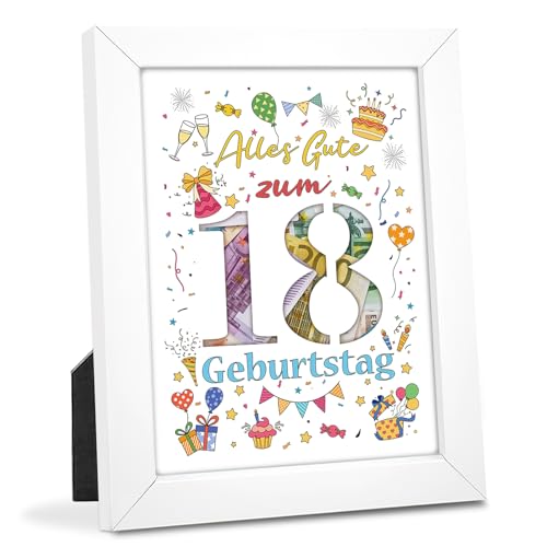 18. Geburtstag Geldgeschenk, Geschenke zum 18 Geburtstag Mädchen Junge, Geldgeschenke Alles Gute zum 18 Geburtstag, 18.Geburtstag Deko, Geschenkideen zum 18 Geburtstagskarte für Freunde Familie 18. Geburtstag Geldgeschenk, Geschenke zum 18 Geburtstag Mädchen Junge, Geldgeschenke Alles Gute zum 18 Geburtstag, 18.Geburtstag Deko, Geschenkideen zum 18 Geburtstagskarte für Freunde Familie von Yuhudany