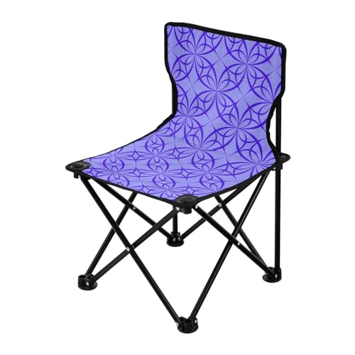 Yuiboo Faltbare Campingstühle Lila Dekorativ Trendy Leichte Rucksackstühle Inklusive Tragetasche Rasen Stühle für Konzertreise von Yuiboo