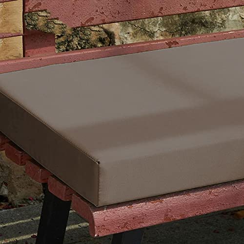 Yuing Bankkissen, Benutzerdefinierte Größe langes Stuhlsitzkissen Outdoor Indoor Garten Schaukel Stuhl Sitzpolster Wasserdicht Anti-Rutsch Fenster Sitzpolster Dunkelbraun Yuing Bankkissen, Benutzerdefinierte Größe langes Stuhlsitzkissen Outdoor Indoor Garten Schaukel Stuhl Sitzpolster Wasserdicht Anti-Rutsch Fenster Sitzpolster Dunkelbraun von Yuing
