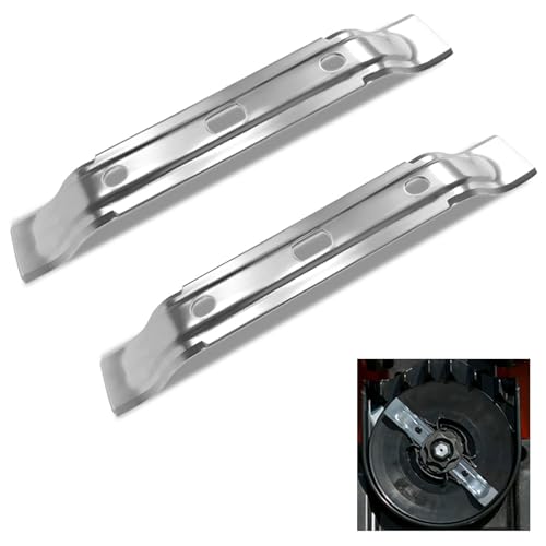Yuiturt 2 Stück Mähmesser für Stihl Mähroboter RMI422P RMI 422 PCRMI 522 C für Viking iMow Ml4 Series, Messerklingen Rasenmäherklingen 200mm, Silber von Yuiturt