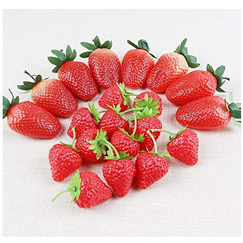 Yulakes 20PCS Small and Large künstliche Artificial rote Erdbeeren Simulation Fake lebensechte Erdbeeren Früchte Gefälschte Naturgetreue Obst Fotografie Requisite Yulakes 20PCS Small and Large künstliche Artificial rote Erdbeeren Simulation Fake lebensechte Erdbeeren Früchte Gefälschte Naturgetreue Obst Fotografie Requisite von Yulakes