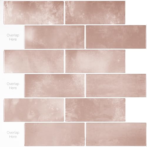 Yulllpaper 3D Fliesenaufkleber Küche Rosa Wandfliesen Metro Fliesen Selbstklebend Küche Badezimmer Fliesen überkleben Waschbare Klebefliesen Bad Wand Rosa Selbstklebende Fliesen Bad 10 Stück 30 X 30cm Yulllpaper 3D Fliesenaufkleber Küche Rosa Wandfliesen Metro Fliesen Selbstklebend Küche Badezimmer Fliesen überkleben Waschbare Klebefliesen Bad Wand Rosa Selbstklebende Fliesen Bad 10 Stück 30 X 30cm von Yullpaper