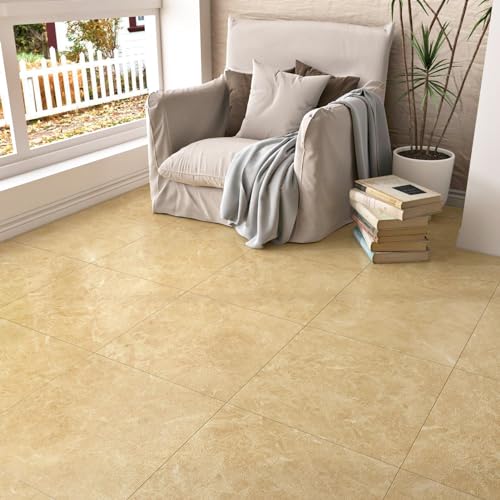 Yullpaper 24 Stück PVC Bodenbelag Fliesenoptik Vinylboden Selbstklebend Gelbe Klebefliesen Boden Marmormuster Selbstklebende Fliesen Boden Abwaschbare Fliesenaufkleber Küche Bad Boden 30 X 30cm Yullpaper 24 Stück PVC Bodenbelag Fliesenoptik Vinylboden Selbstklebend Gelbe Klebefliesen Boden Marmormuster Selbstklebende Fliesen Boden Abwaschbare Fliesenaufkleber Küche Bad Boden 30 X 30cm von Yullpaper