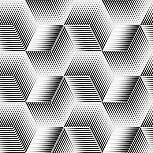 Yullpaper 3D Tapete Beige/Schwarz Selbstklebend Klebefolie Muster Wandtapete Wohnzimmer Würfelmuster-Muster Dekofolie Möbelfolie Selbstklebend Kindertapete Schwarz/Beige Schrankfolie 44.5cm X 300cm von Yullpaper