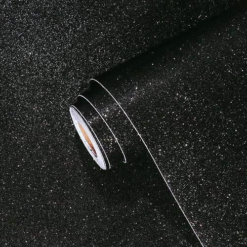 Yullpaper Glitzer Tapete Selbstklebend Klebefolie Schwarz für Möbel Tisch Wand Tapeten Wohnzimmer Schlafzimmer Glitzer Klebefolie Schwarz Matt Schrank Dekofolie Möbelfolie Selbstklebend 40cm X 200cm Yullpaper Glitzer Tapete Selbstklebend Klebefolie Schwarz für Möbel Tisch Wand Tapeten Wohnzimmer Schlafzimmer Glitzer Klebefolie Schwarz Matt Schrank Dekofolie Möbelfolie Selbstklebend 40cm X 200cm von Yullpaper