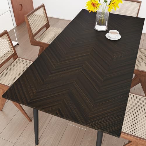 Yullpaper Möbelfolie Selbstklebend Braune Vintage Tapete Holzoptik Folie Arbeitsplatte Küche Wasserdichte Klebefolie Holzoptik für Tisch Küchenschrank Holzfolie Selbstklebend für Möbel 40cm X 200cm von Yullpaper