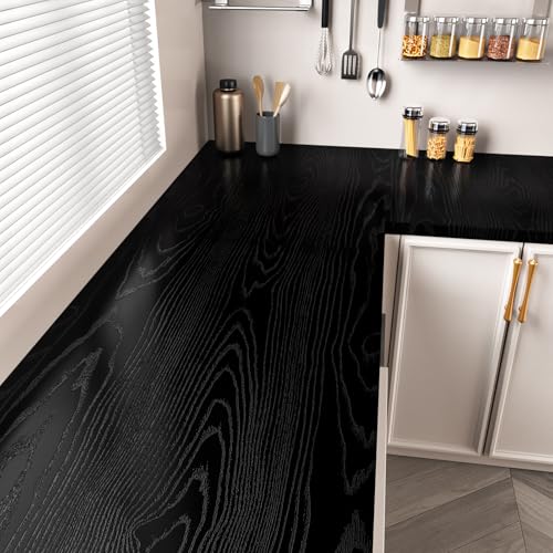 Yullpaper Tapete Holzoptik Klebefolie Schwarz Matt Abwaschbare Möbelfolie Holz Selbstklebend 40cm X 800cm Tapete Badezimmer Wasserfest Schwarze Folie Arbeitsplatte Küche Küchenfolie Selbstklebend Yullpaper Tapete Holzoptik Klebefolie Schwarz Matt Abwaschbare Möbelfolie Holz Selbstklebend 40cm X 800cm Tapete Badezimmer Wasserfest Schwarze Folie Arbeitsplatte Küche Küchenfolie Selbstklebend von Yullpaper