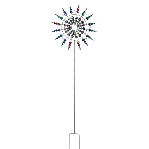 Einzigartige Und Magische Metall Windmühle, Kinetische Windrad Garten Metall, Metall Windmühle, Magische Windmühle, Rasen Wind Spinners Für Outdoor Wind Catcher Yard Patio von Yulokdwi