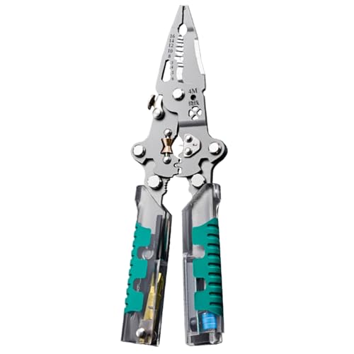 Yulokdwi Abisolierzange | Kabelzange Mit Spannungsprüfer,Klappbares Abisolierwerkzeug Für Haushalt, Kfz Und Elektroinstallation Yulokdwi Abisolierzange | Kabelzange Mit Spannungsprüfer,Klappbares Abisolierwerkzeug Für Haushalt, Kfz Und Elektroinstallation von Yulokdwi