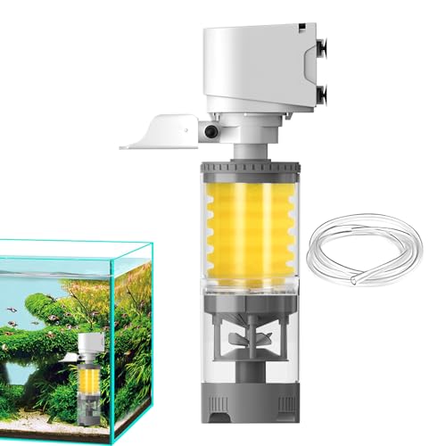 Yulokdwi Aquariumfilter | Leistungsstarker Mehrfachfunktions-Filter | Leistungsstarker Belüfterfilter Für Süßwasser Aquarium Salzwasser Teich von Yulokdwi