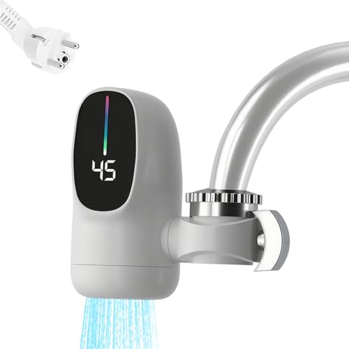 Yulokdwi Elektrischer Warmwasserhahn | Elektrischer Schnellheizwasserhahn für Küche Bad | 3000W Zusatz Für Hotel Haus Badezimmer Küche Yulokdwi Elektrischer Warmwasserhahn | Elektrischer Schnellheizwasserhahn für Küche Bad | 3000W Zusatz Für Hotel Haus Badezimmer Küche von Yulokdwi