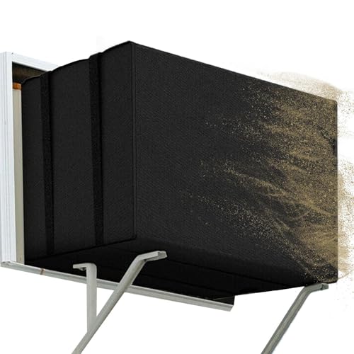 Yulokdwi Fenster-Klimaanlagen-Abdeckung | Winter Schutz Für Fenster Klimageräte | Wasserdichtes Isolier-Material mit Kordelzug für Winter im Außenbereich von Yulokdwi