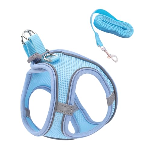 Yulokdwi Fluchtsicheres Katzen Geschirr | Weiches Reflektierendes Mesh Geschirr Und Leine | Haustierzubehör Für Kleine Mittelgroße Große Tiere Reisen Rucksack Outdoor Wandern Yulokdwi Fluchtsicheres Katzen Geschirr | Weiches Reflektierendes Mesh Geschirr Und Leine | Haustierzubehör Für Kleine Mittelgroße Große Tiere Reisen Rucksack Outdoor Wandern von Yulokdwi