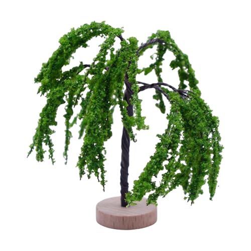 Yulokdwi Modellbaum | Eisenbahn-Landschafts-Fälschungs-Baum | Modellbahnlandschaft, grüner gefälschter Baum für Projekte, DIY-Landschaftslandschaft, Waldlandschaft von Yulokdwi