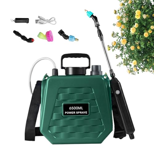 Yulokdwi Rucksackspritze | Batteriebetriebene Rucksackspritze für Garten und Hof - Wiederaufladbare Pflanzenpflege Bewässerungsgerät Für Rasen Garten Hof Farm von Yulokdwi