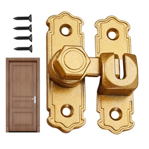 Yulokdwi Scheunentürschlösser Und,Scheunentor | SicherheitsRostfrei Verstärkungsbefestigungen Robust Für Haustierbereich Schrank Garage Wohnmobil Badezimmer Eingangsbereich Yulokdwi Scheunentürschlösser Und,Scheunentor | SicherheitsRostfrei Verstärkungsbefestigungen Robust Für Haustierbereich Schrank Garage Wohnmobil Badezimmer Eingangsbereich von Yulokdwi