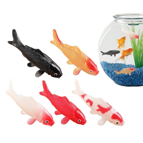 Yulokdwi Simulierte Fische, Simulation Fisch Modell Dekoration - Dekoratives Aquarium Fische | Aquarium-Unterwasserbrunnen-Teich-Landschaftsdekoration für Gartenteich, Yulokdwi Simulierte Fische, Simulation Fisch Modell Dekoration - Dekoratives Aquarium Fische | Aquarium-Unterwasserbrunnen-Teich-Landschaftsdekoration für Gartenteich, von Yulokdwi