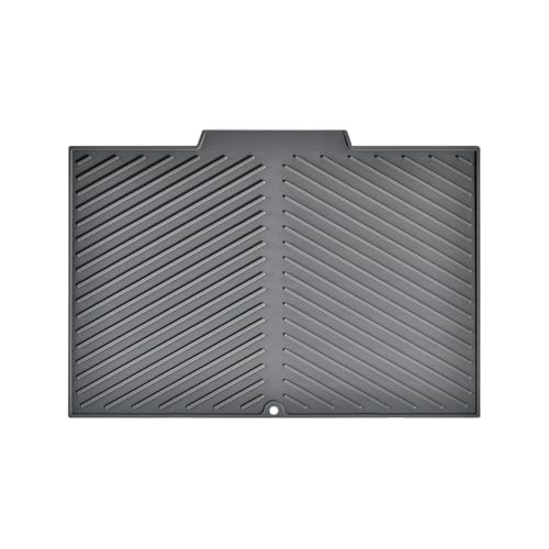 Yulokdwi Spülabtropfmatte - Rutschfeste Topfunterlage,38x25 cm rutschfeste Silikon Matte für Besteck Töpfe Schüsseln von Yulokdwi