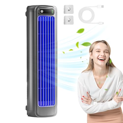 Yulokdwi Tragbarer Klima-Ventilator - Klimagerät mit Ventilator - Platzsparendes Windgerät mit 3 Geschwindigkeitsstufen Einstellbar für Wand Tischplatte Zuhause Arbeitsplatz Studentenwohnheim Yulokdwi Tragbarer Klima-Ventilator - Klimagerät mit Ventilator - Platzsparendes Windgerät mit 3 Geschwindigkeitsstufen Einstellbar für Wand Tischplatte Zuhause Arbeitsplatz Studentenwohnheim von Yulokdwi