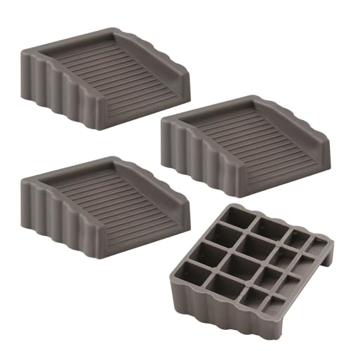 Yulokdwi Türstopper - Rutschfester Türstopper Halter | Zweiseitiger Keil Sicherheit für Wohnbereich Privatsphäre Schutz 4er Set von Yulokdwi