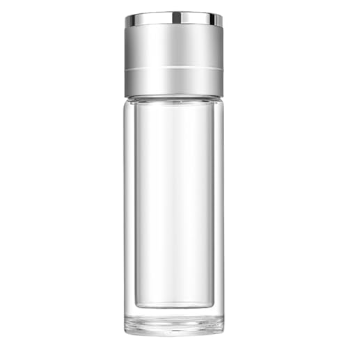 Yulokdwi Wasserflasche Glas | Trennstecksystem Tee Glasflasche Auto,Hitzebeständiger Reisebecher Wiederverwendbar Für Erwachsene von Yulokdwi
