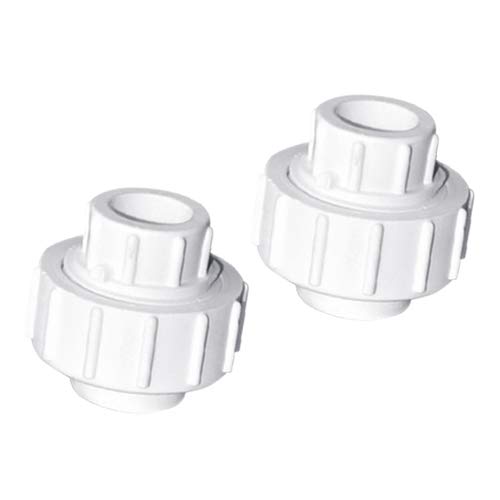 Yuluo Werkzeug Zubehör Plastik Rohre Anschlussstücke - PPR Wasser Versorgung Rohr Fitting Connect 20-32mm Union Stecker Weiß Kunststoff Rohr 5St von Yuluo