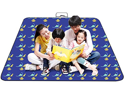 Yuly Extra große Outdoor-Strandmatte Picknickdecke mit Griff, wasserdichte Stranddecke, tragbare Campingmatte, faltbare Decke für Wandern, Strand, Familienkonzerte von Yuly