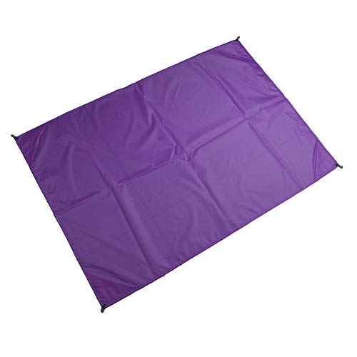 Yuly Stranddecke, Picknickmatte, tragbar, sanddicht, Picknickdecke mit 4 festen Nägeln, für Strand, Gras, Ausflüge, Camping, Wandern, 140 x 200 cm, Violett von Yuly