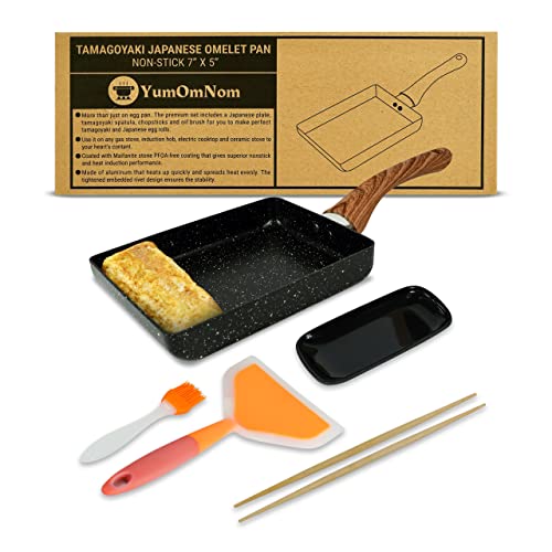 Tamagoyaki Pan, Japanese Cookware, Egg Pan, Japanese Omelette Pan, Rectangle Frying Pan, Japanese Kitchen Accessories, Square Pan, Omelette Maker Nonstick, Omelet Pan, Cooking Tools, 7" x 5" Black Tamagoyaki Pan, Japanese Cookware, Egg Pan, Japanese Omelette Pan, Rectangle Frying Pan, Japanese Kitchen Accessories, Square Pan, Omelette Maker Nonstick, Omelet Pan, Cooking Tools, 7" x 5" Black von YumOmNom