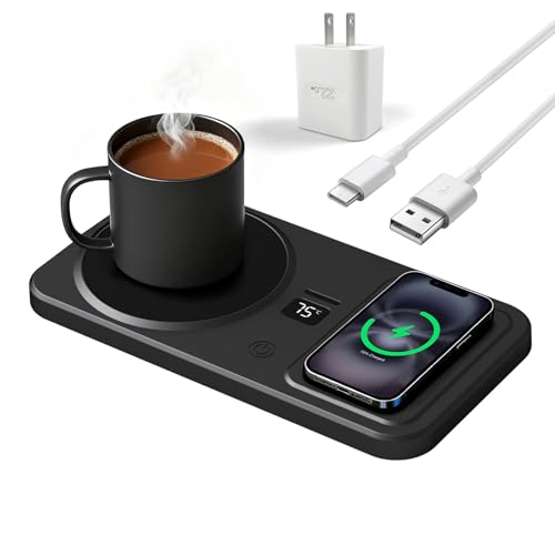 Elektrischer Kaffeewärmer Tassenwärmer kaffetasse warmhaltend,Smart 2‑in‑1 Getränkewärmer Elektrischer Kaffeewärmer Tassenwärmer kaffetasse warmhaltend,Smart 2‑in‑1 Getränkewärmer von YumSur