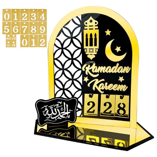 Ramadan Kalender Countdown,30 Tage Eid Mubarak Kalender,Digitaler hängender Countdown Kalender,Acrylic,DIY Gebet Ramadan Mubarak Deko,Ramadan Kalender Home Party Dekoration Craft Ornament Ramadan Kalender Countdown,30 Tage Eid Mubarak Kalender,Digitaler hängender Countdown Kalender,Acrylic,DIY Gebet Ramadan Mubarak Deko,Ramadan Kalender Home Party Dekoration Craft Ornament von YumSur
